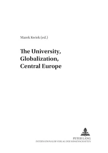 Title: The University, Globalization, Central Europe