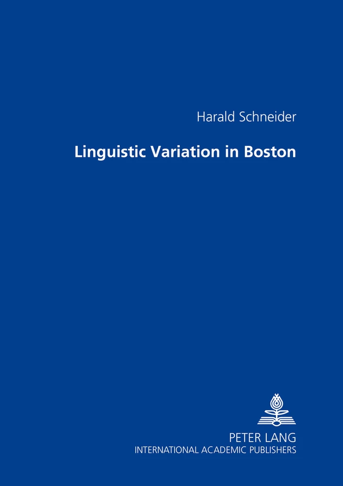 Title: Linguistic Variation in Boston