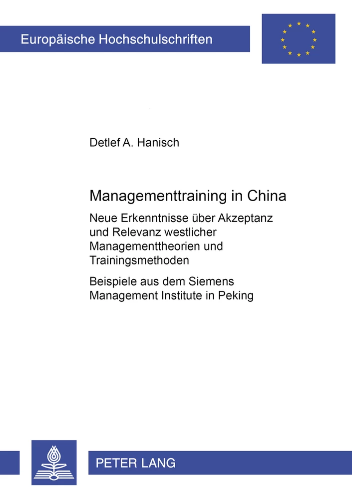 Titel: Managementtraining in China