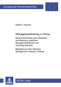 Title: Managementtraining in China