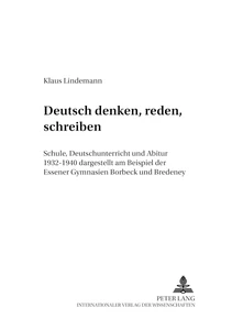 Title: «Deutsch denken, reden, schreiben»