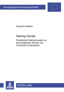 Title: «Naming Gender»