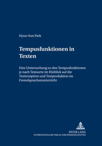 Titel: Tempusfunktionen in Texten