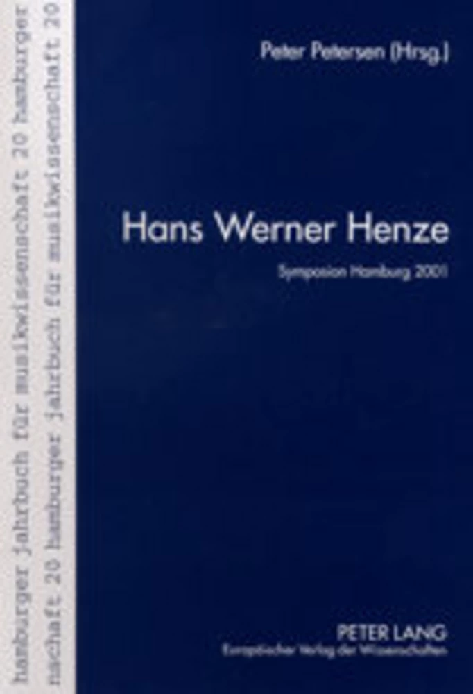 Titel: Hans Werner Henze