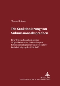 Title: Die Sanktionierung von Submissionsabsprachen