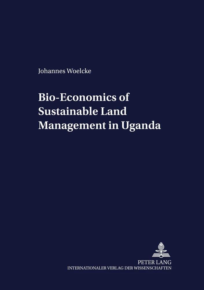 Title: Bio-Economics of Sustainable Land Management in Uganda
