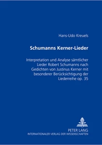 Title: Schumanns Kerner-Lieder