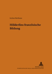 Title: Hölderlins französische Bildung