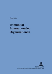 Titel: Immunität Internationaler Organisationen