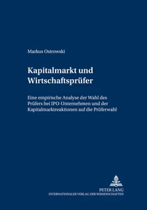 Title: Kapitalmarkt und Wirtschaftsprüfer