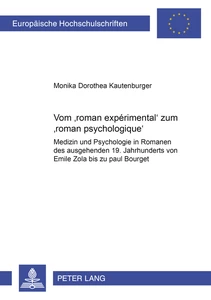 Title: Vom ‘roman expérimental’ zum ‘roman psychologique’
