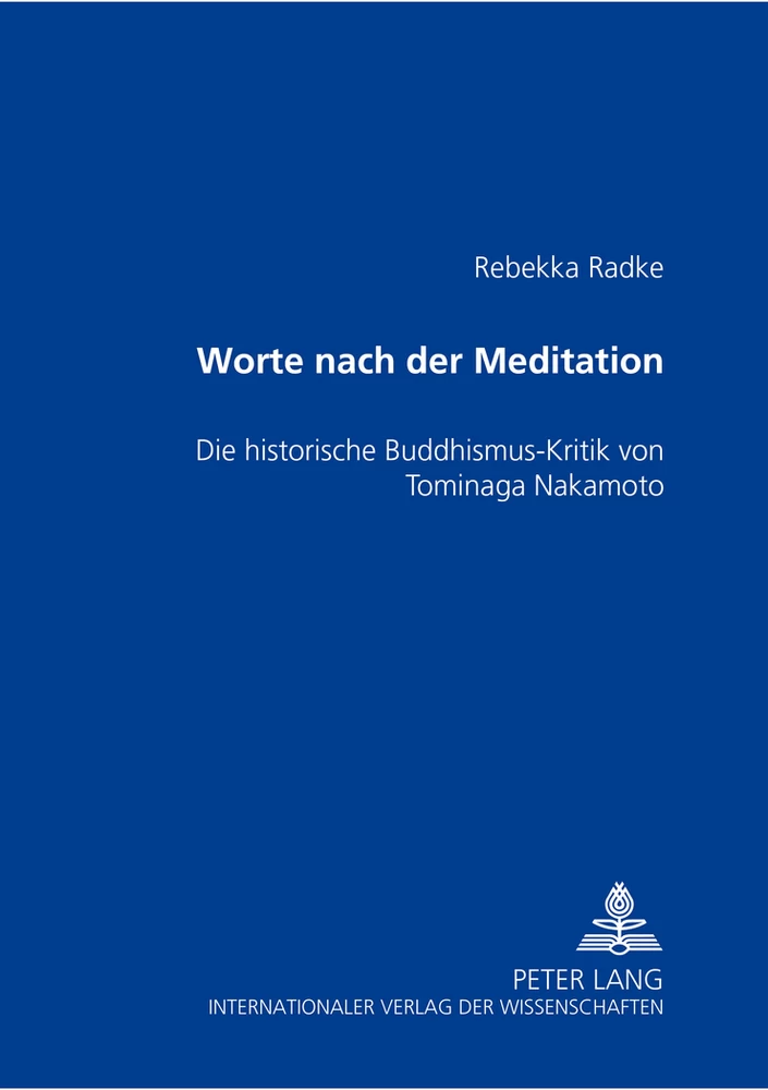 Titel: «Worte nach der Meditation»