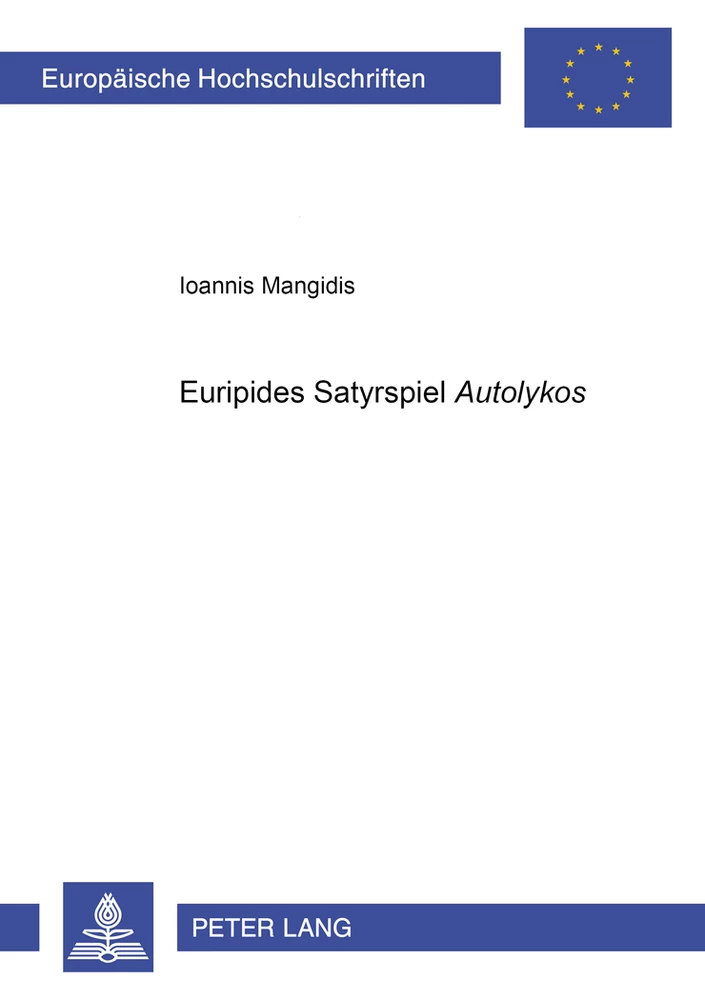 Titel: Euripides’ Satyrspiel «Autolykos»