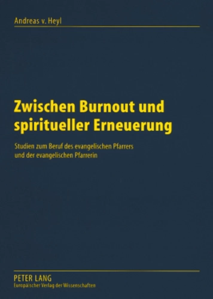 Titel: Zwischen Burnout und spiritueller Erneuerung