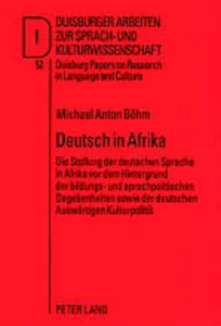 Titel: Deutsch in Afrika