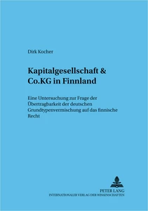 Title: Kapitalgesellschaft & Co. KG in Finnland