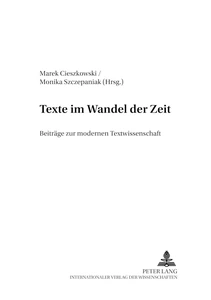 Title: Texte im Wandel der Zeit
