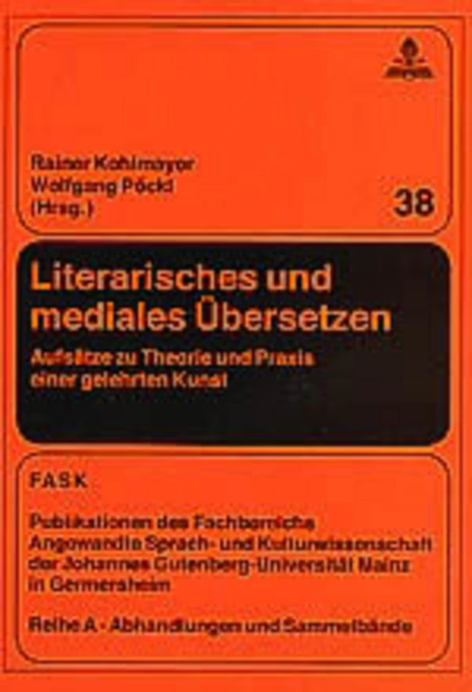 Titel: Literarisches und mediales Übersetzen