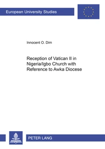 Title: Reception of Vatican II in Nigeria/Igbo Church with Reference to Awka Diocese