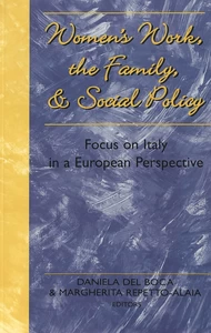 Title: Women’s Work, the Family, and Social Policy