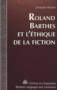 Titre: Roland Barthes et l'éthique de la fiction