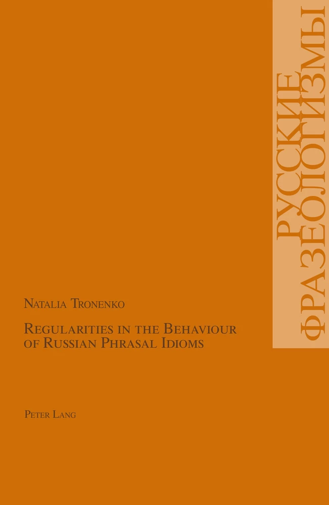 Title: Regularities in the Behaviour of Russian Phrasal Idioms