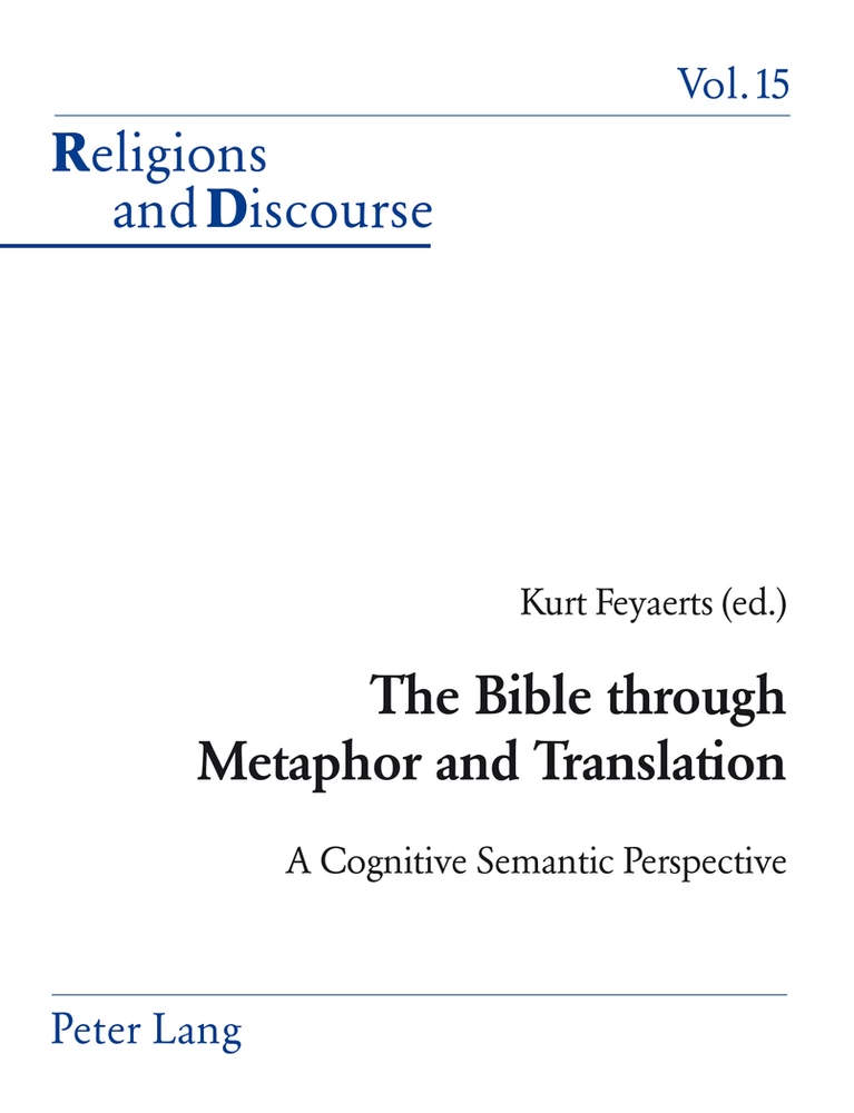 Title: The Bible through Metaphor and Translation