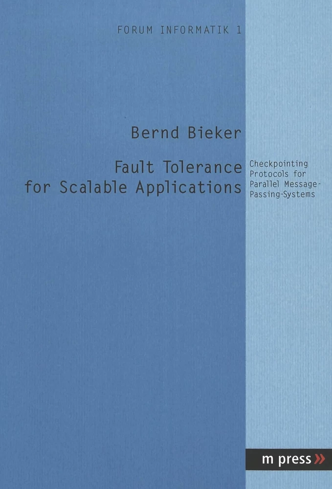 Title: Fault Tolerance for Scalable Applications