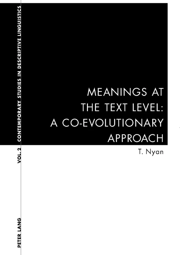 Title: Meanings at the Text Level: A Co-Evolutionary Approach