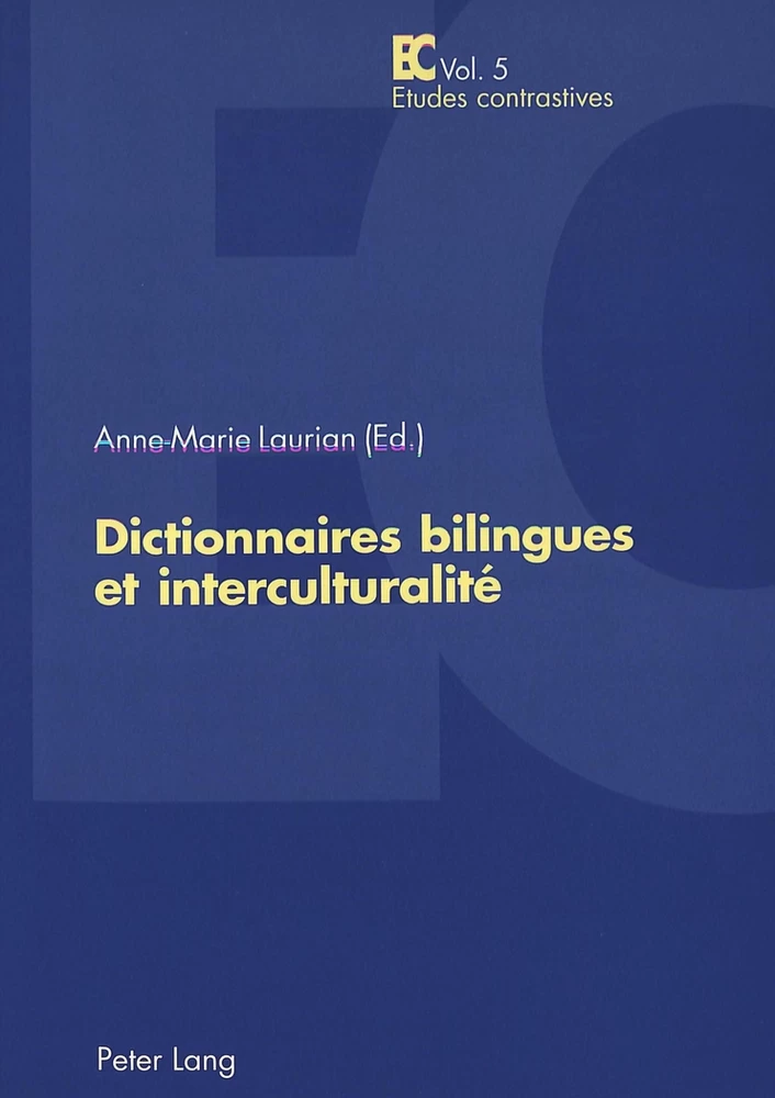 Titre: Dictionnaires bilingues et interculturalité