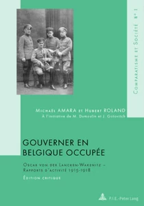 Title: Gouverner en Belgique occupée