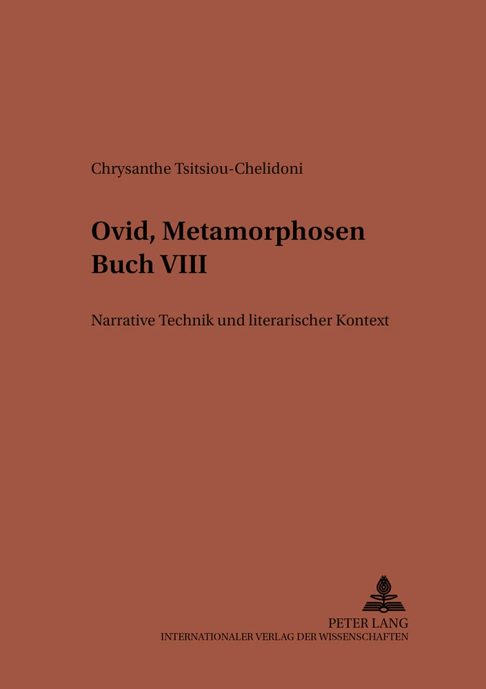 Titel: Ovid, «Metamorphosen»  Buch VIII