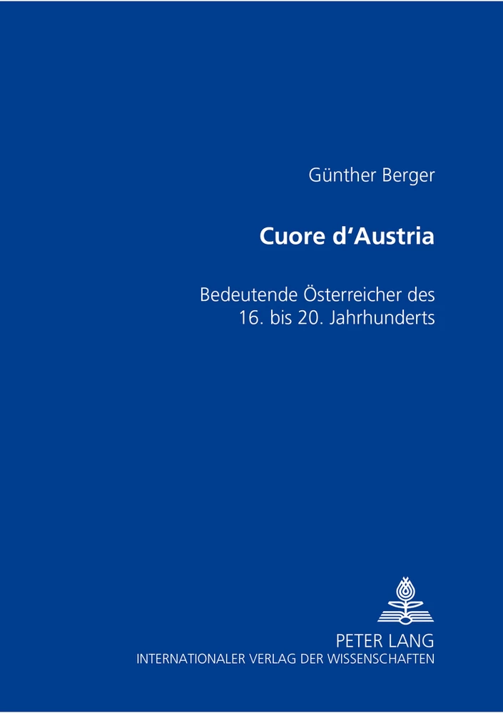 Titel: Cuore d’Austria