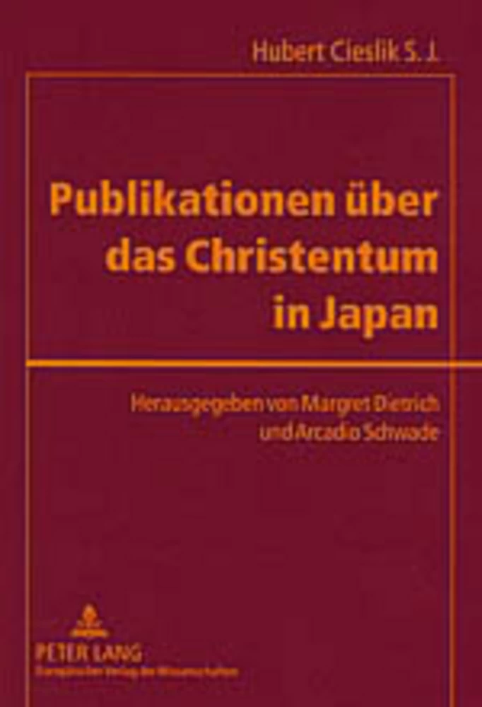 Titel: Publikationen über das Christentum in Japan