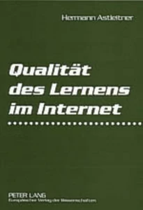 Titel: Qualität des Lernens im Internet