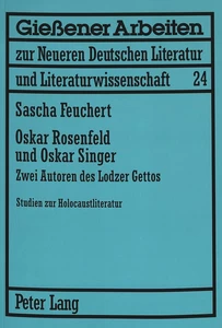 Title: Oskar Rosenfeld und Oskar Singer