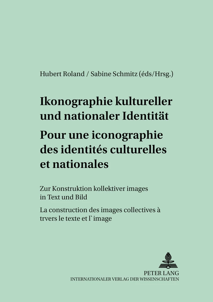 Titel: Pour une iconographie des identités culturelles et nationales- Ikonographie kultureller und nationaler Identität