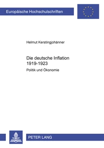 Title: Die deutsche Inflation 1919-1923
