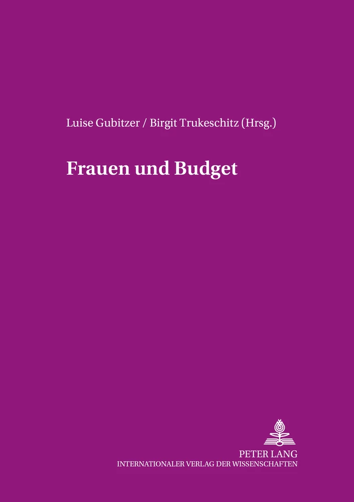 Titel: Frauen und Budget