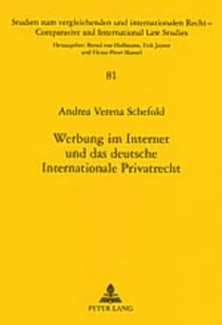 Titel: Werbung im Internet und das deutsche Internationale Privatrecht