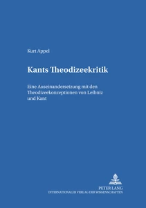 Title: Kants Theodizeekritik