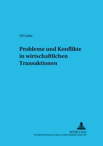 Title: Probleme und Konflikte in wirtschaftlichen Transaktionen