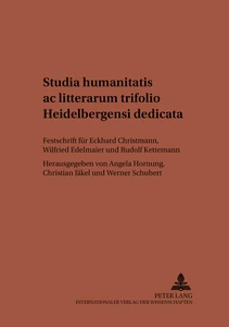 Title: Studia Humanitatis ac Litterarum Trifolio Heidelbergensi dedicata