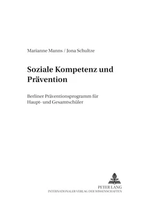 Titel: Soziale Kompetenz und Prävention
