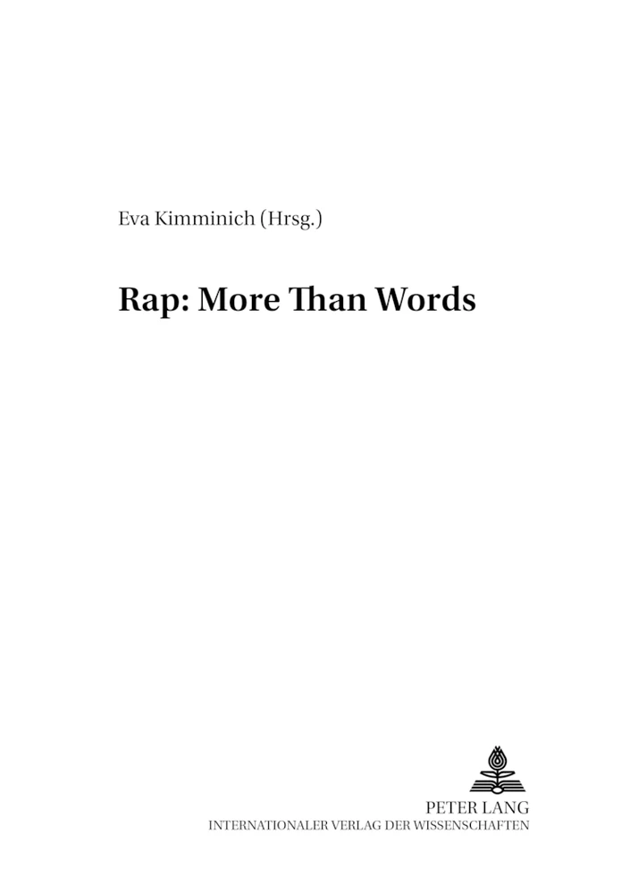 Titel: Rap: More Than Words