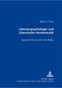 Titel: Literaturpsychologie und Literarische Hermeneutik