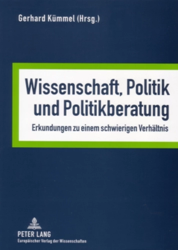 Title: Wissenschaft, Politik und Politikberatung