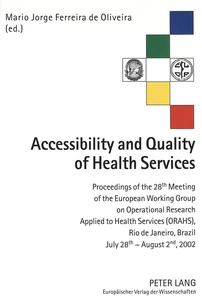 Title: Accessibility and Quality of Health Services