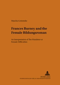 Title: Frances Burney and the Female «Bildungsroman»