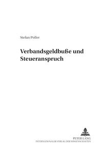 Title: Verbandsgeldbuße und Steueranspruch
